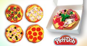 Hướng dẫn làm pizza đồ chơi vui nhộn cùng Play-doh