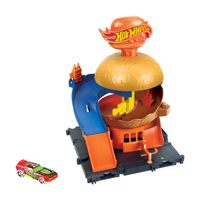Cửa hàng Burger Hot Wheels City HOT WHEELS HDR24