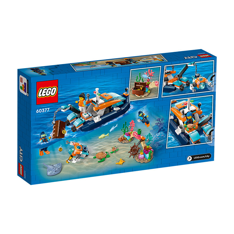 Đồ chơi lắp ráp Tàu lặn thám hiểm LEGO CITY 60377