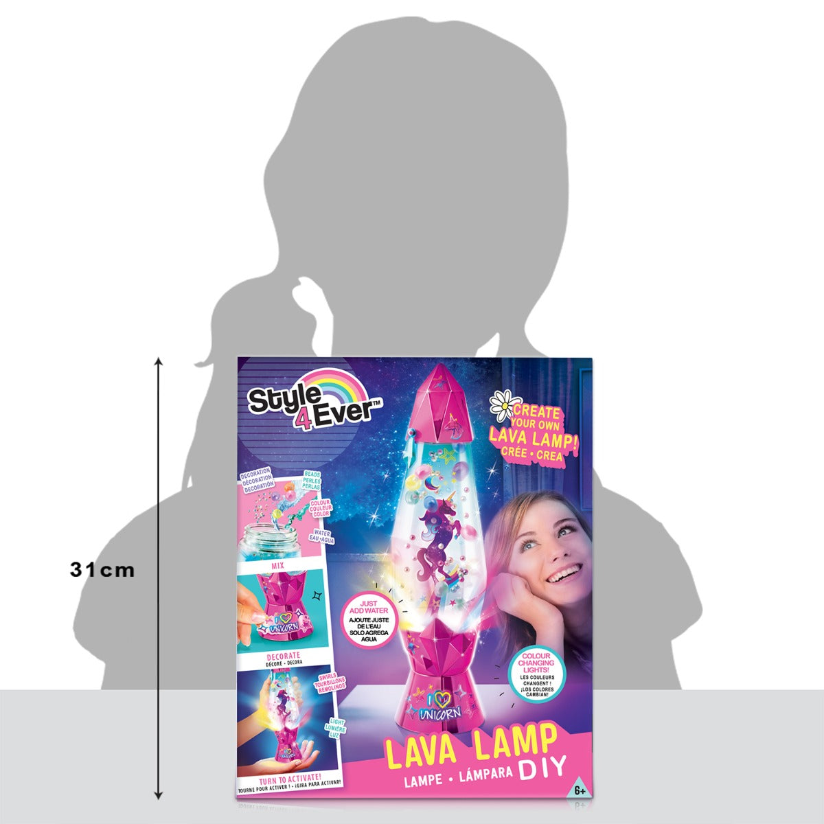 STYLE4EVER OFG180 Lava Lamp Design Set