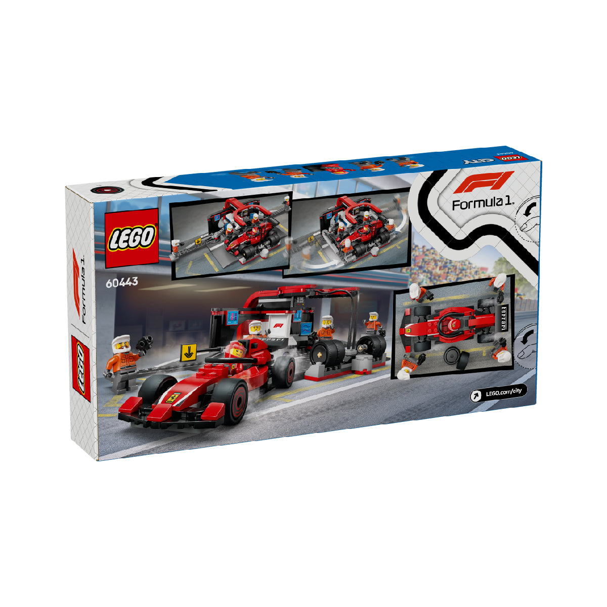 Đồ Chơi Lắp Ráp Trạm Bảo Dưỡng Xe F1 LEGO CITY 60443