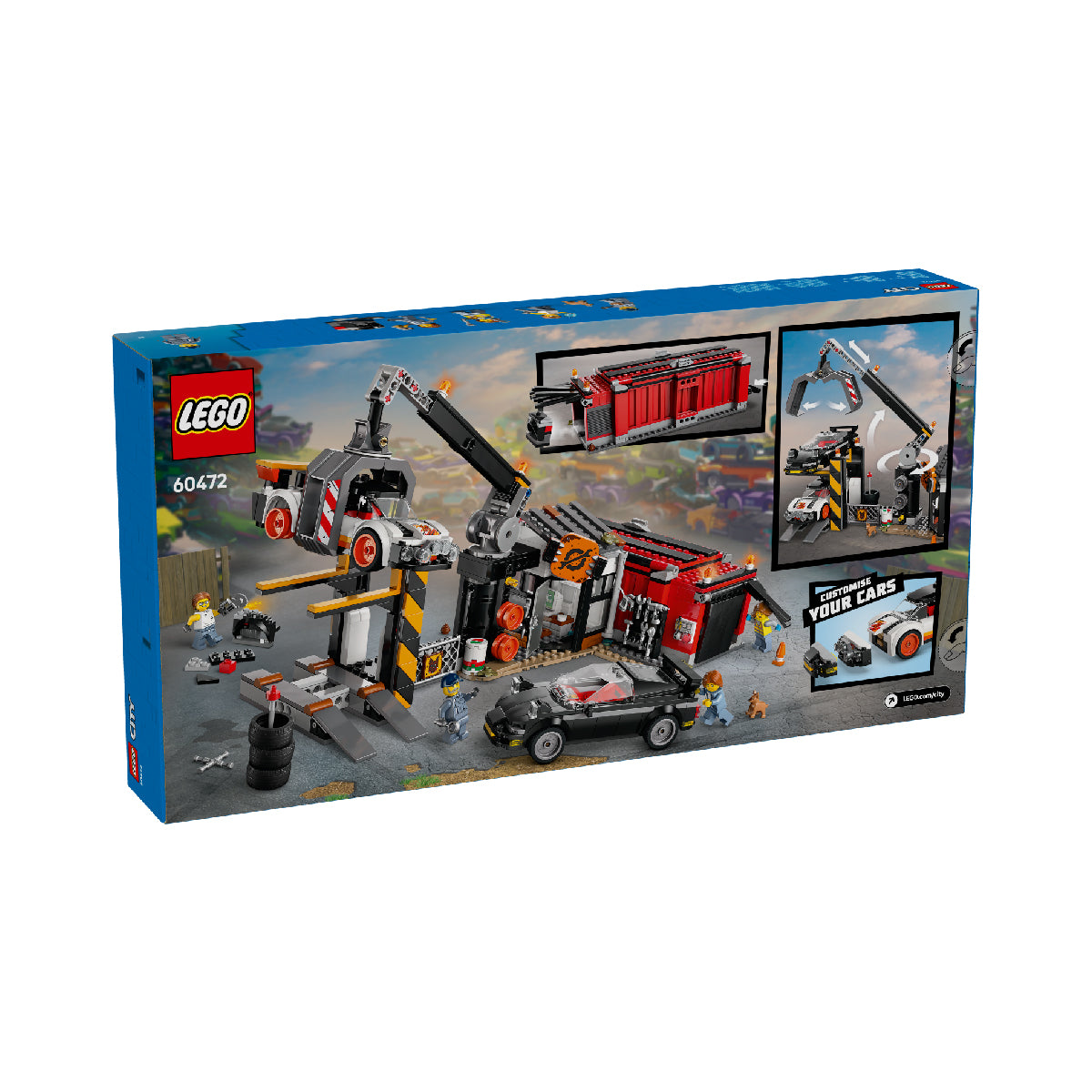Đồ Chơi Lắp Ráp Bãi Phế Liệu Ô Tô LEGO CITY 60472
