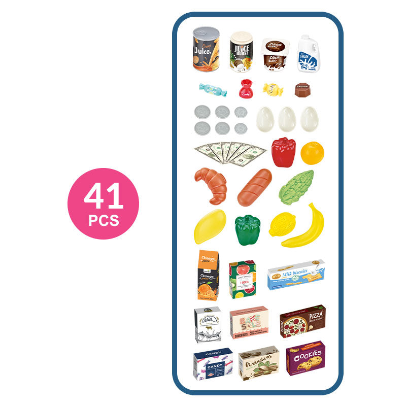 Xe đẩy siêu thị có nhạc và đèn Xám SWEET HEART SH668