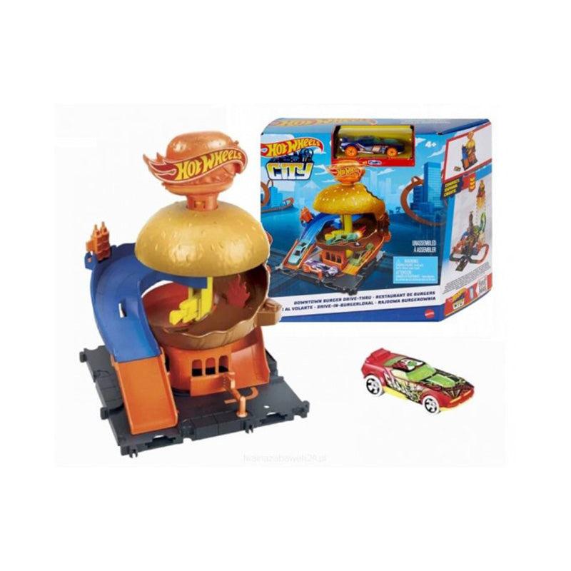 Cửa hàng Burger Hot Wheels City HOT WHEELS HDR24