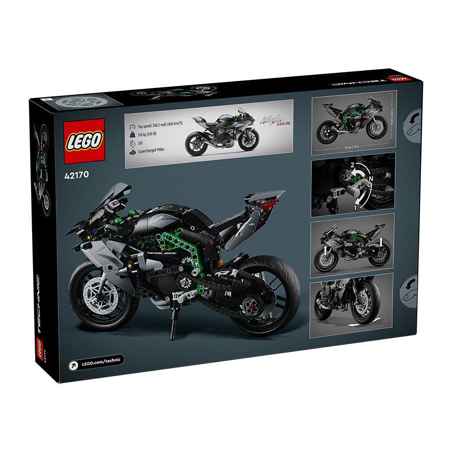 Kawasaki Ninja H2®R LEGO TECHNIC 42170 sports motorcycle assembly toy