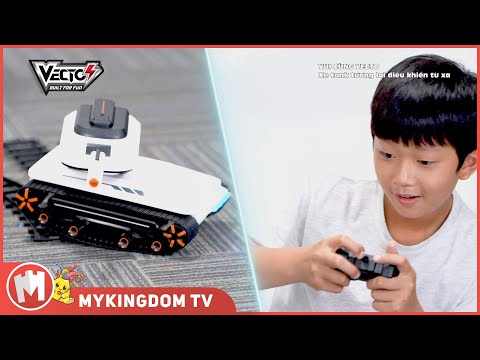 Đồ chơi Xe tank tương lai điều khiển từ xa (Trắng) VECTO VT6615A