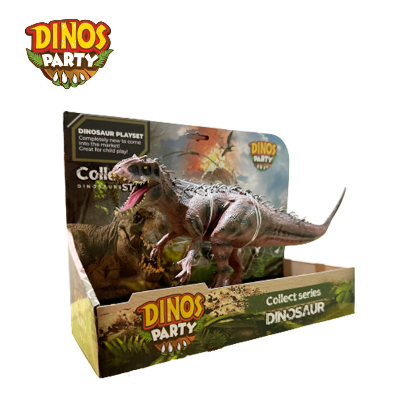 Mô hình khủng long Tyrannosaurus Rex_Nâu DINOS PARTY BG6014A-1
