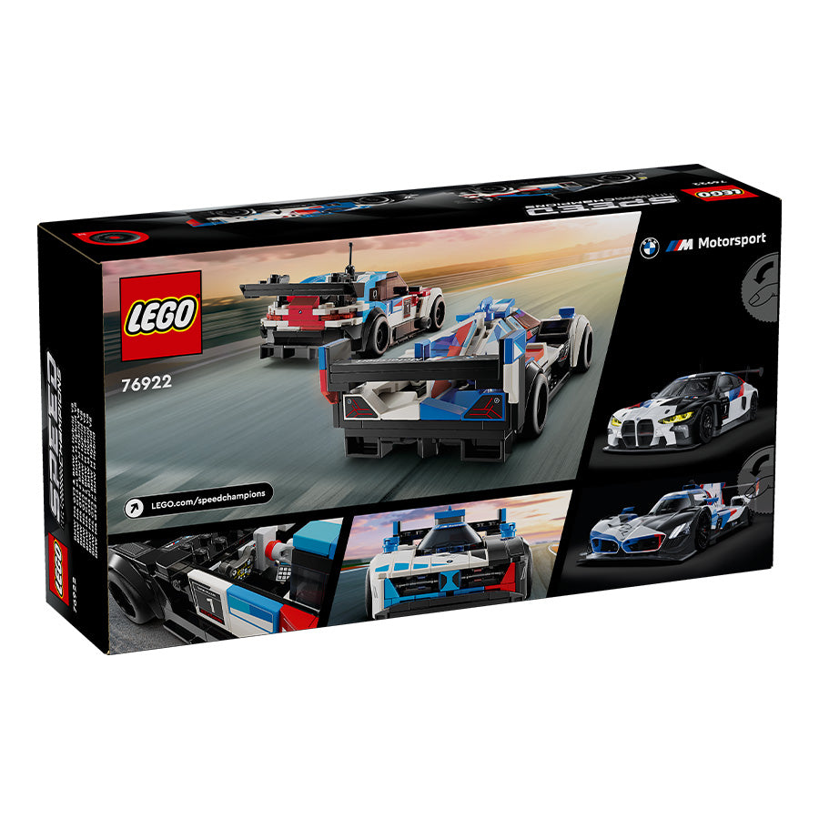 Assembly toy Supercar BMW M4 GT3 & BMW M Hybrid V8 LEGO SPEED CHAMPIONS 76922