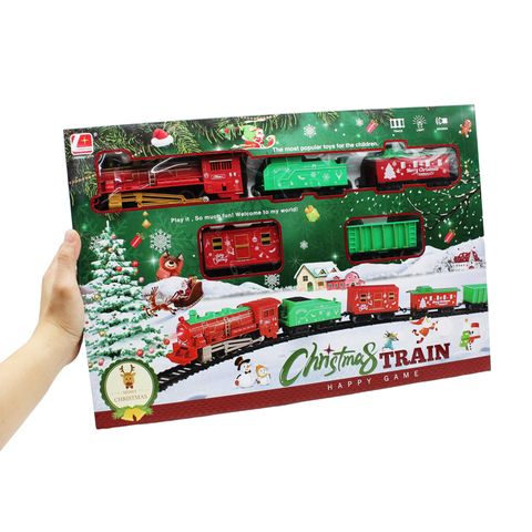 Train toy set - Christmas theme PEEK A BOO 3007