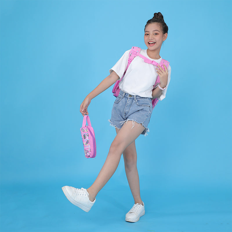 Balo Đi Học Fancy Emoji World CLEVER HIPPO BM1223