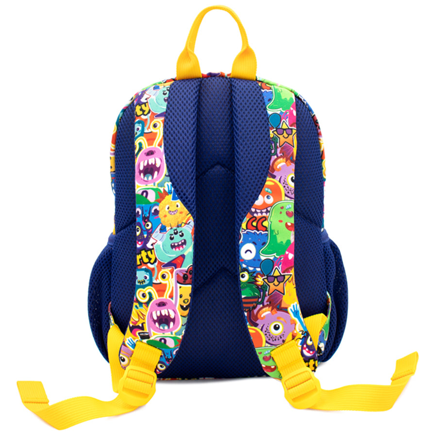 Mini Backpack - Little Monster Yellow CLEVERHIPPO BM4107