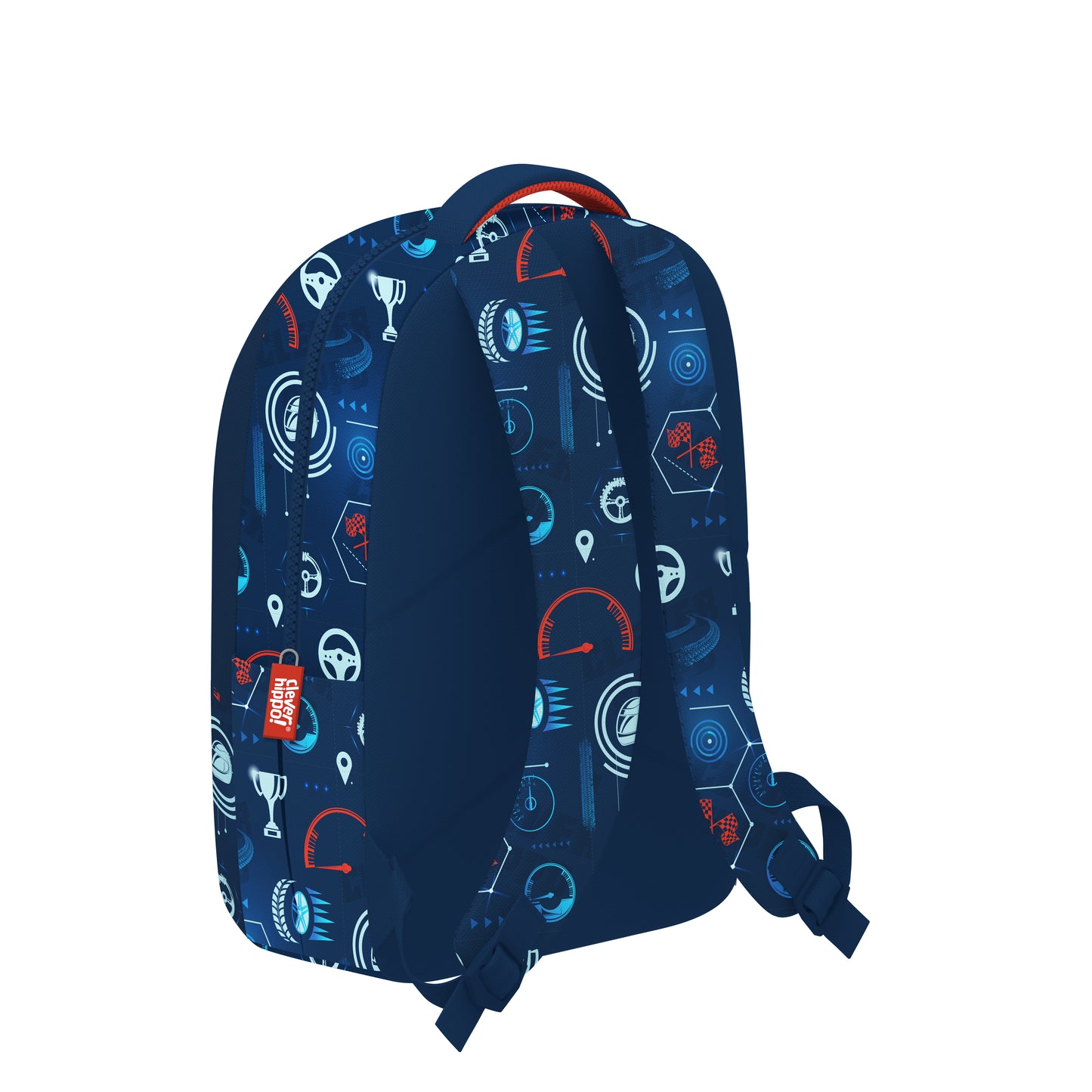 Ba lô Easy Go - Racing Car Xanh dương CLEVERHIPPO BR0110