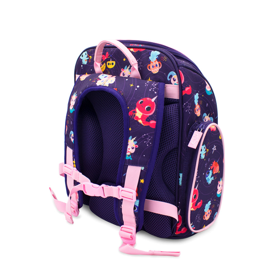 Balo Đi Học Fancy - Kì Lân Ngân Hà Tím CLEVER HIPPO BU1216