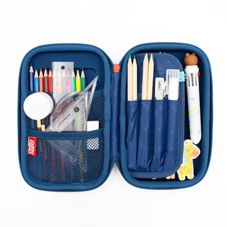 Hộp Bút 3D Người nhện Spider-Man Xanh CLEVER HIPPO HLS1103