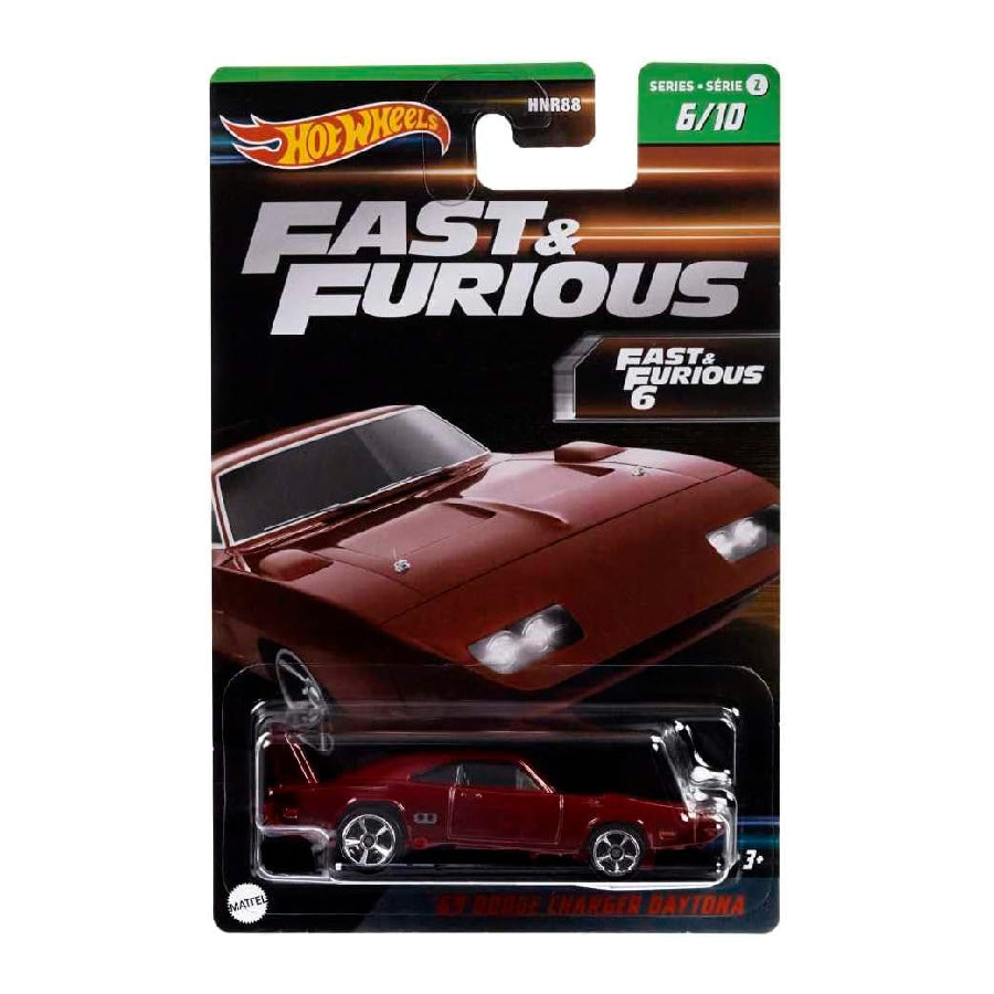 Supercar Fast & Furious 1969 DODGE CHARGER DAYTONA HOT WHEELS HNR88