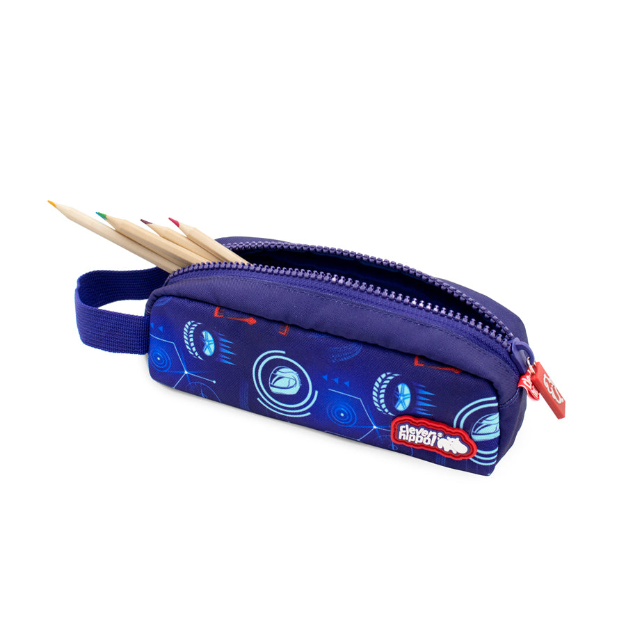 Bóp viết Classic - Racing Car Xanh dương CLEVERHIPPO HR0114