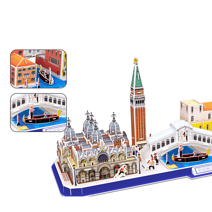 Đồ chơi trẻ em xếp hình 3D: Thành phố Venice PUZZLES MC269H