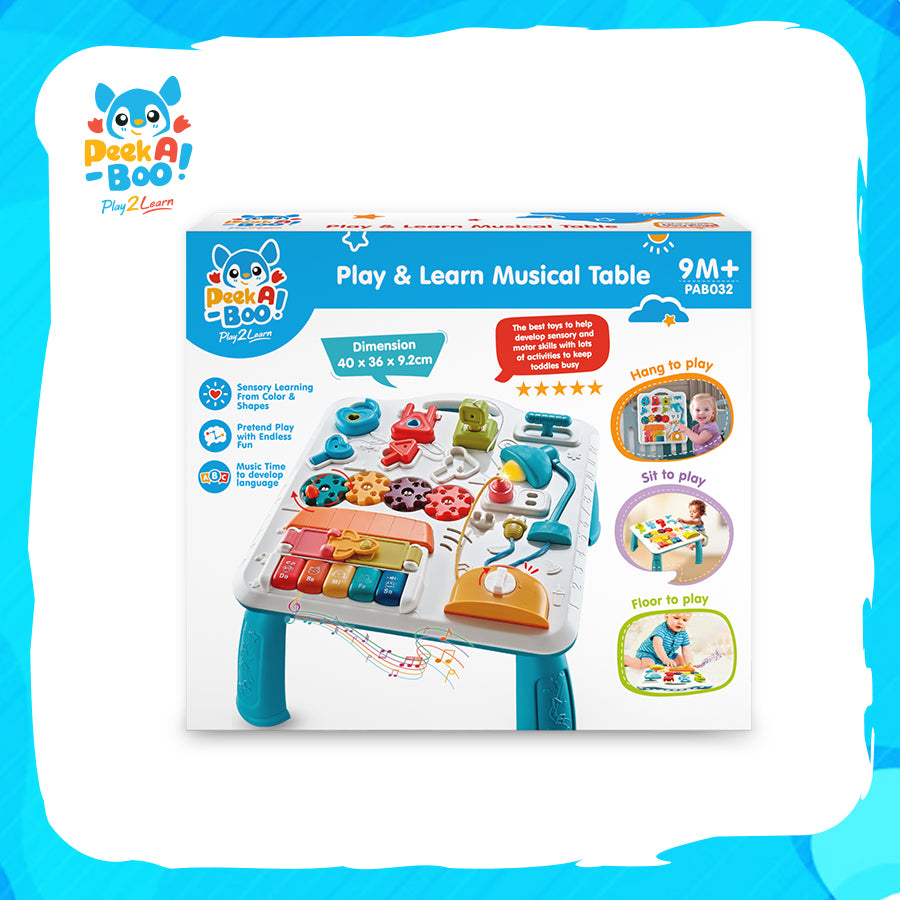 Bàn chơi thông minh cho bé PEEK A BOO PAB032