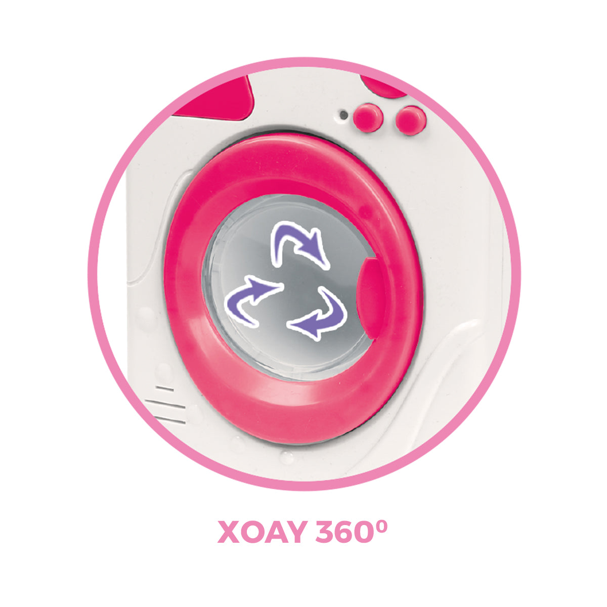 Modern Washing Machine Toy Set and Clothing Accessories