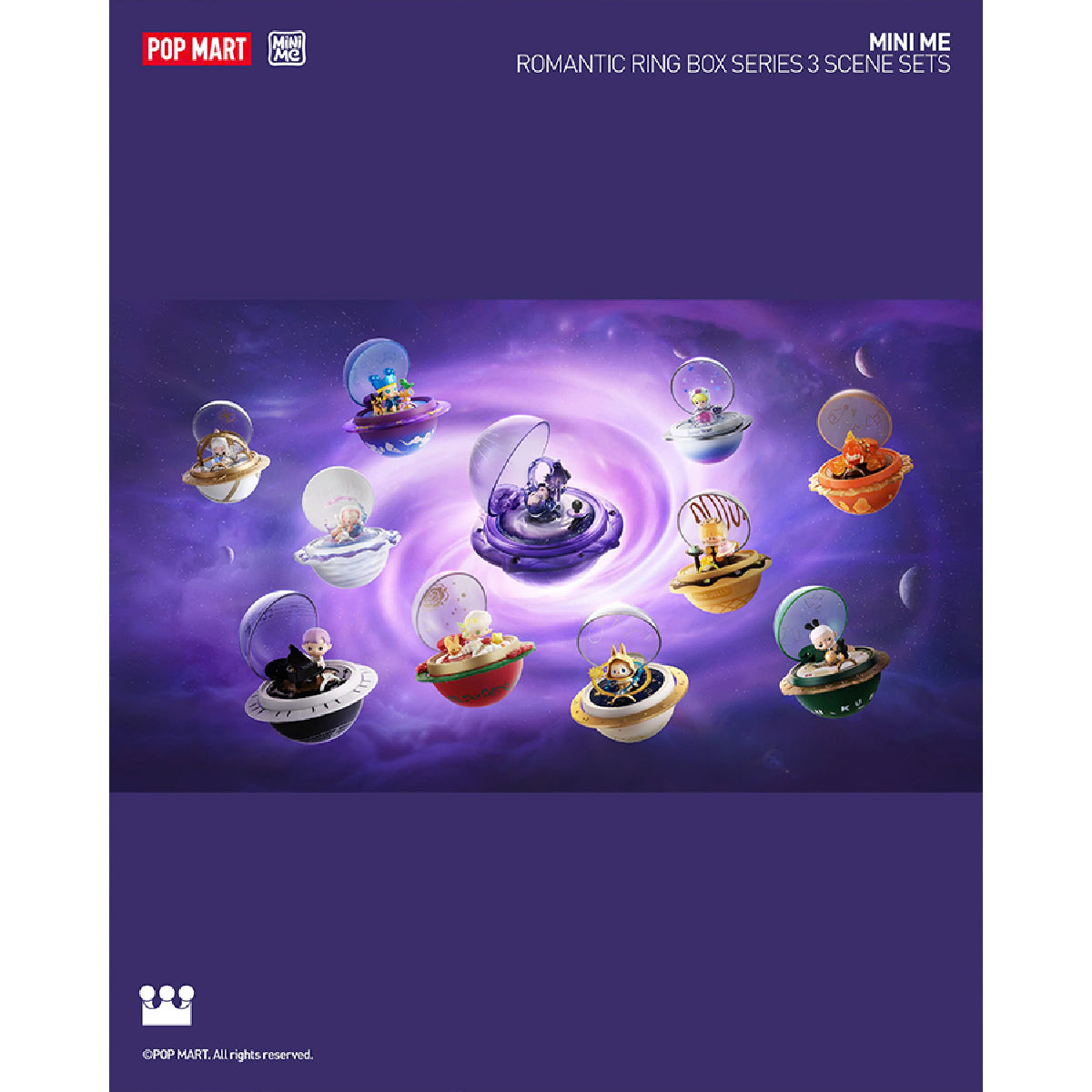 Bộ Hộp Nhẫn Romantic Ring Box Series 3 Scene Sets POP MART 6941848292421