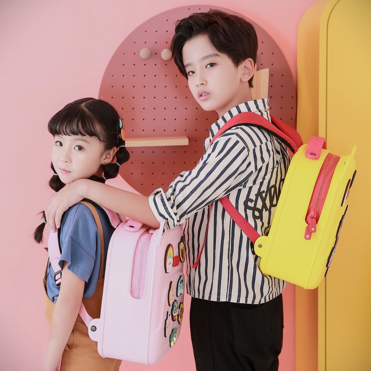KOOOL Backpack with Charms – Yellow KBP16/YELLOW