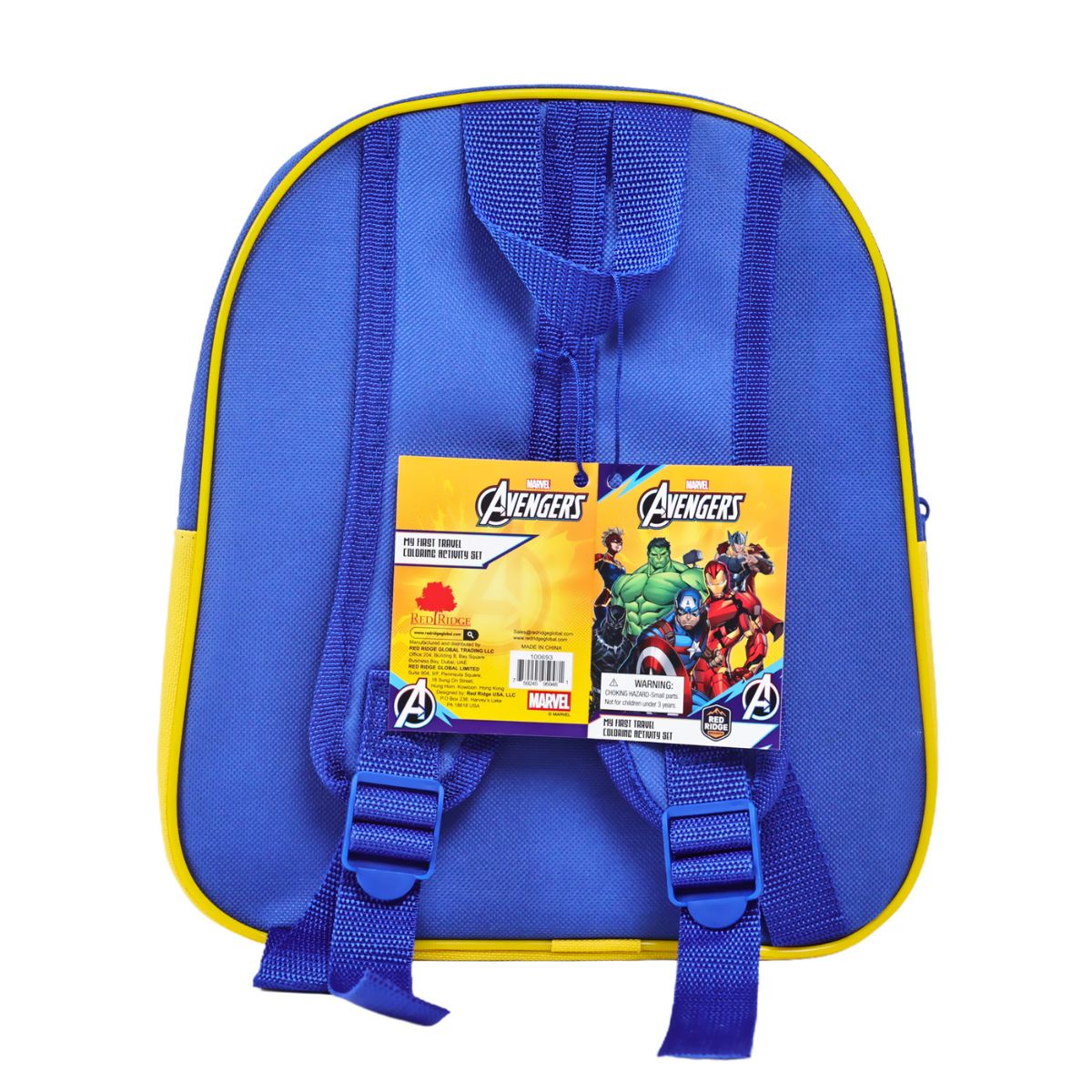 RED RIDGE Avengers Backpack Decoration Set with Coloring Pens 100693