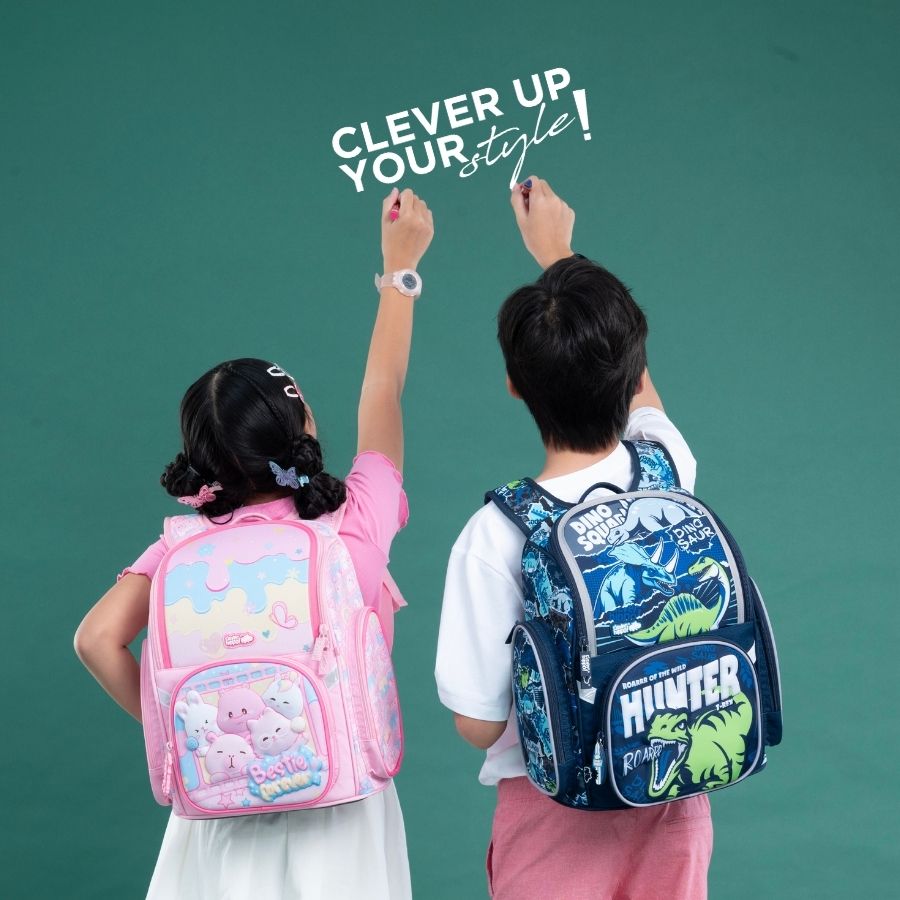 Balo Đi Học Fancy Chiến Binh Khủng Long CLEVER HIPPO BD1235