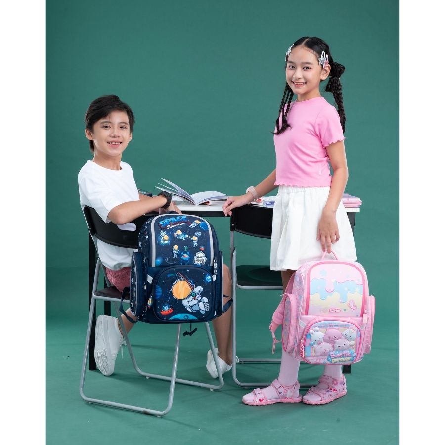 Balo Đi Học Fancy Du Hành Vũ Trụ CLEVER HIPPO BS1236