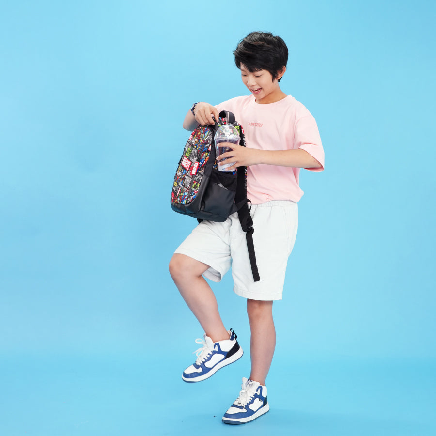 Marvel Superhero Zipit Backpack Black CLEVERHIPPO BLM9207