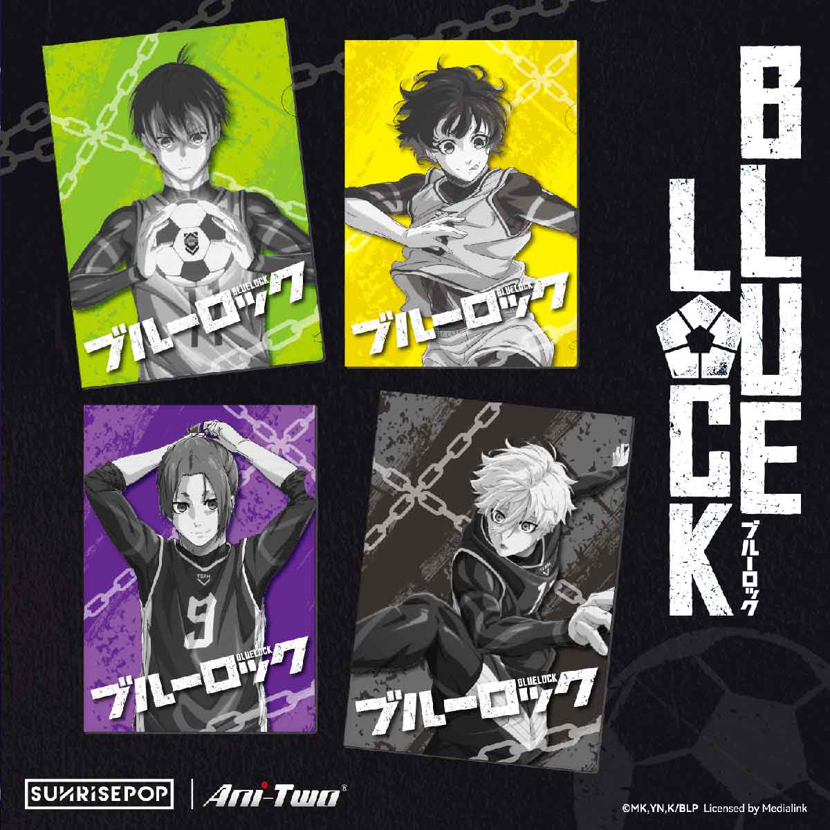 Bìa Lá A4 Isagi Blue Lock SUNRISEPOP BLAC025