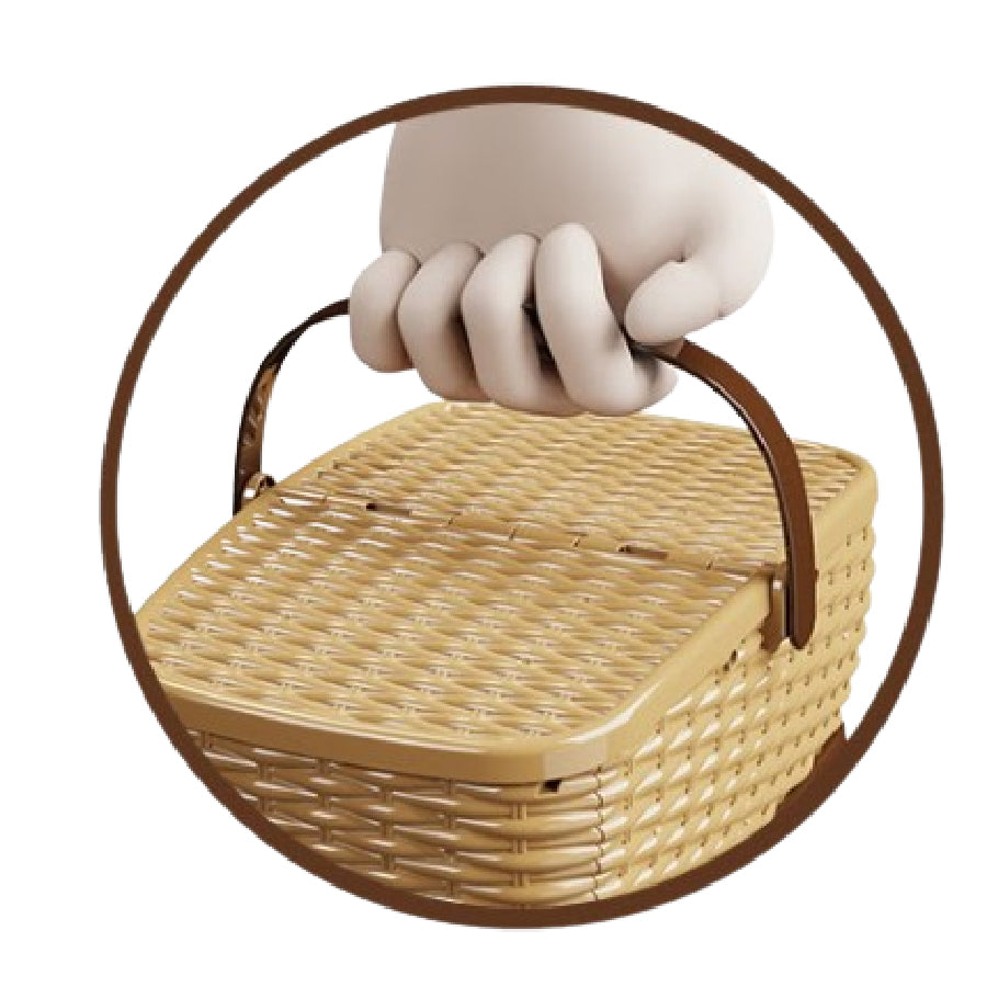 Fast Food Picnic Basket Toy Set