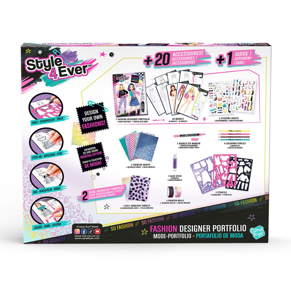 Bộ Dụng Cụ Thiết Kế Thời Trang STYLE4EVER OFG285