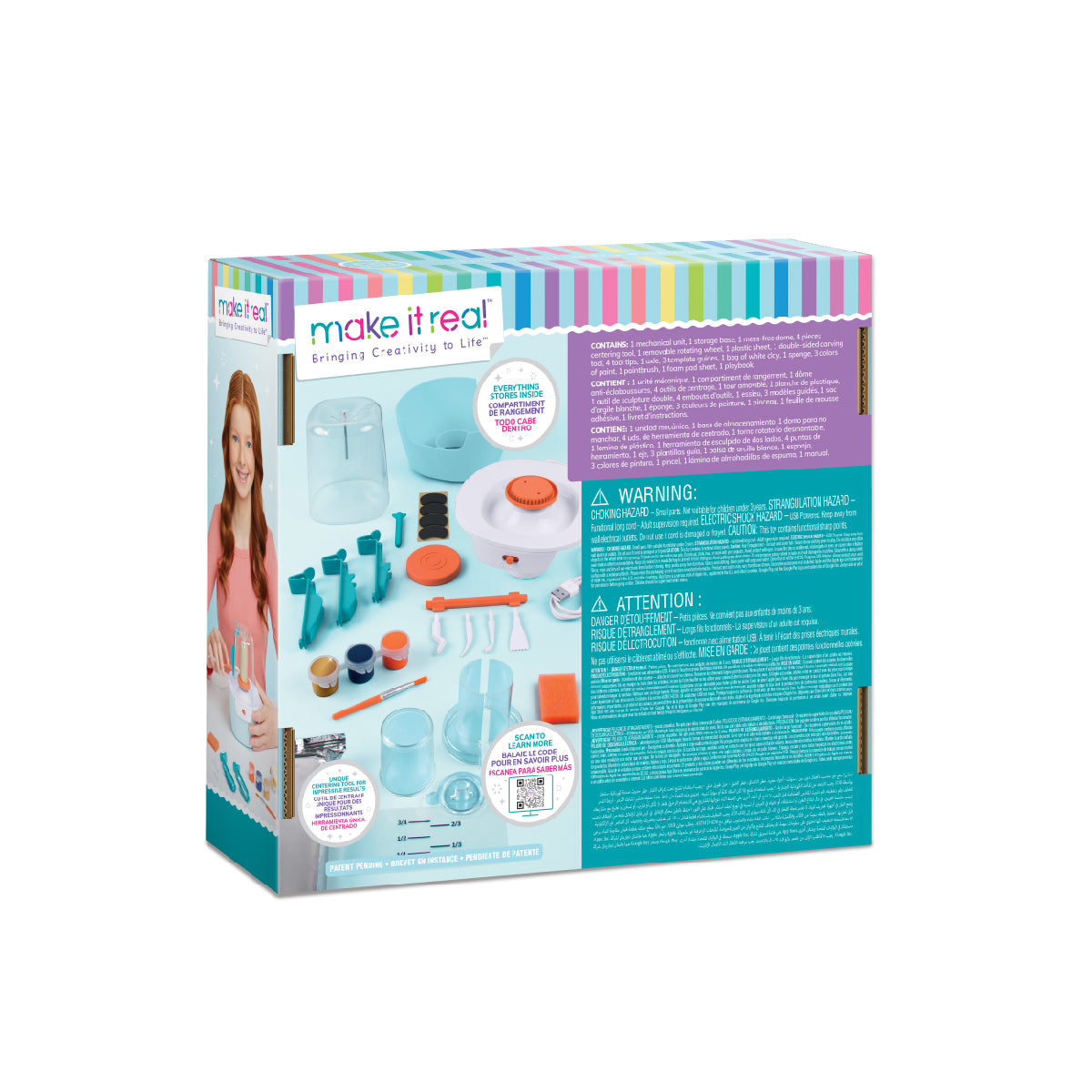 Bộ Làm Gốm Mini MAKE IT REAL 1465MIR