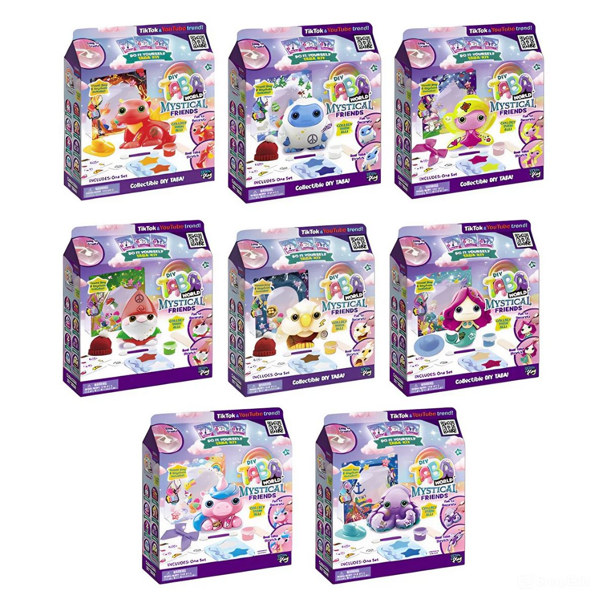 Đồ Chơi Bộ Làm Móc Khóa Squishy TabaWorld DIY-Lỳ Lân Nay Nay OTHER GIRL BRANDS 855049-7L