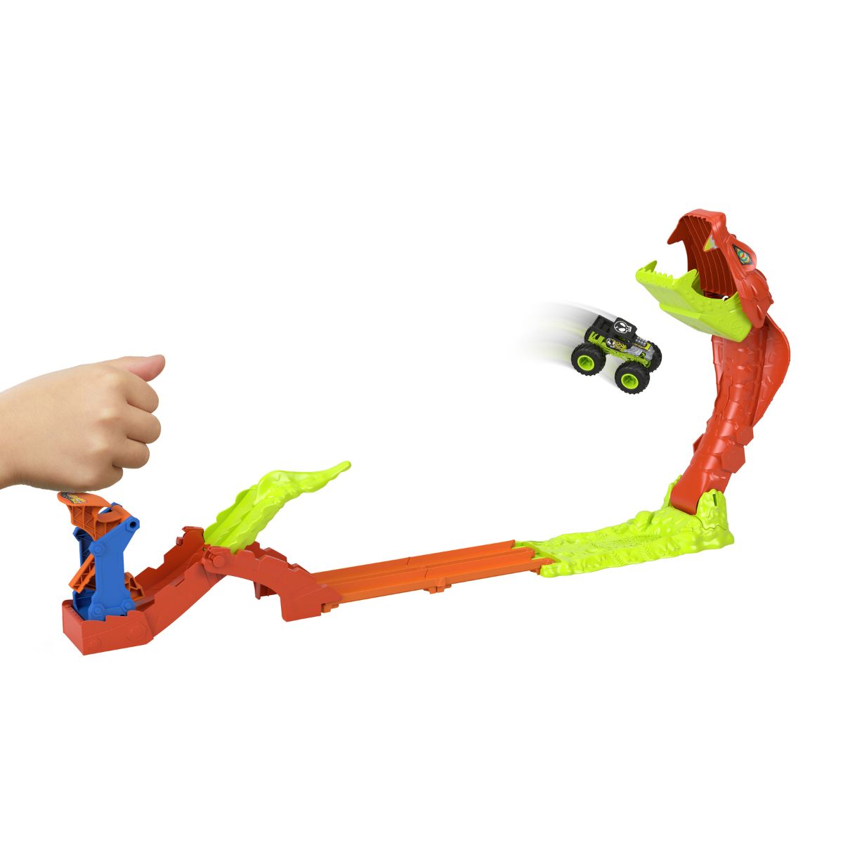 Đồ Chơi Bộ Thử Thách Monster Trucks - Thoát Khỏi Vòng Vây Mãng Xà MONSTER TRUCKS JJN44