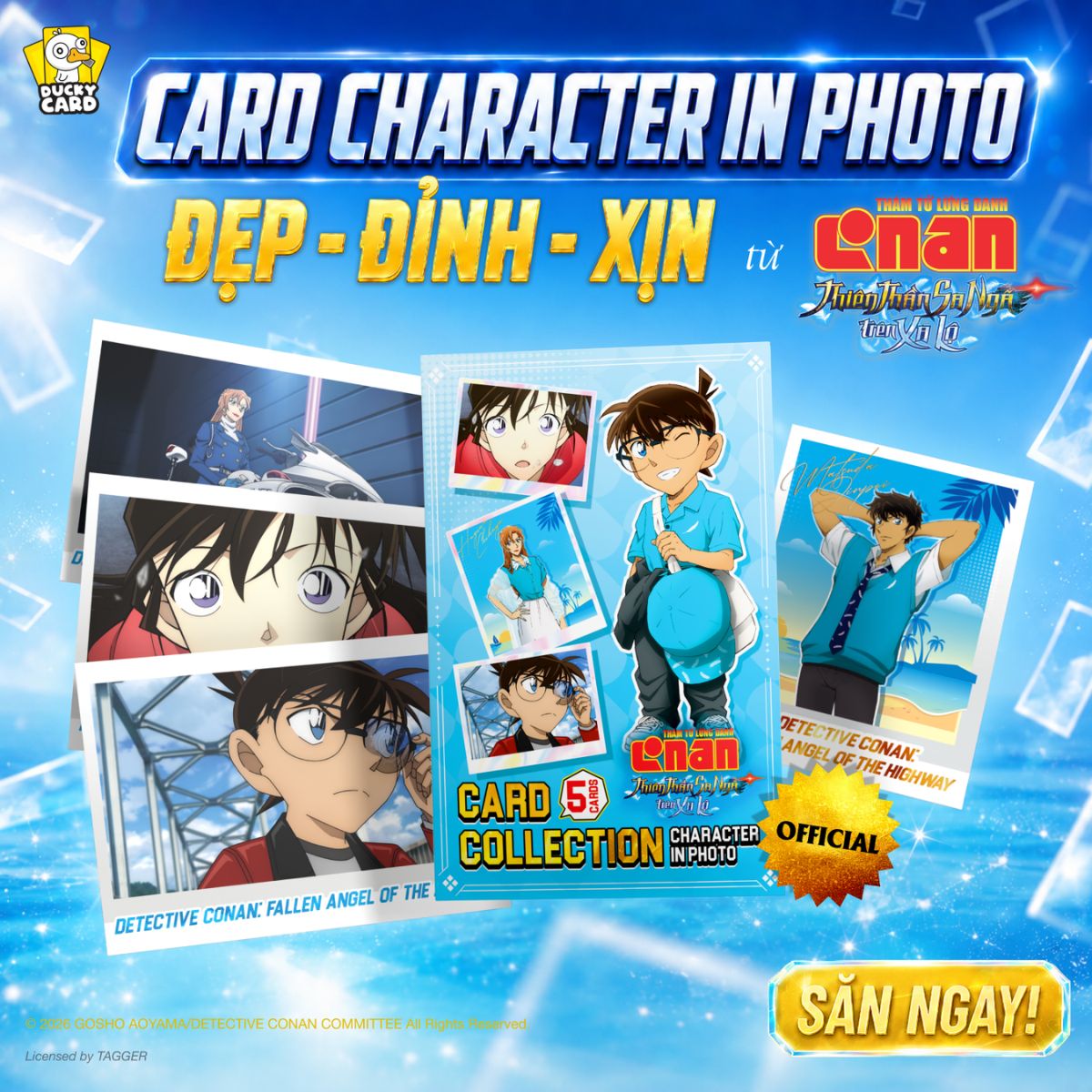 Đồ Chơi Card Collection Thám Tử Conan Movie 29 - Character In Photo BGVN BGVN013