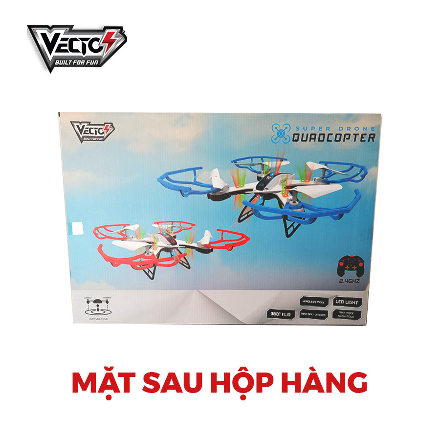 Đồ chơi siêu Drone Quadcopter (đỏ) VECTO VTX11