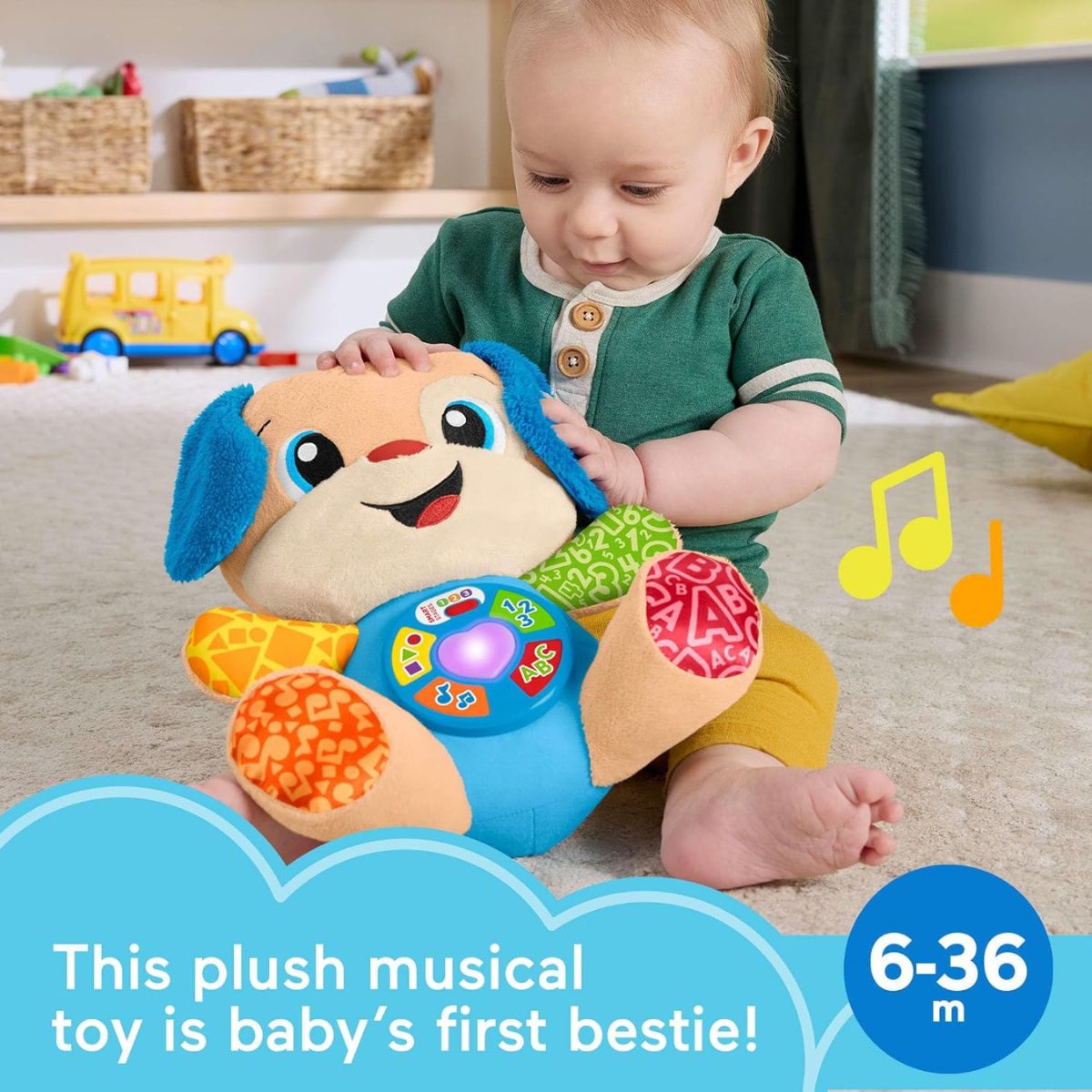 Đồ Chơi Cún Con Vui Học Cho Bé FISHER PRICE MATTEL JCT10