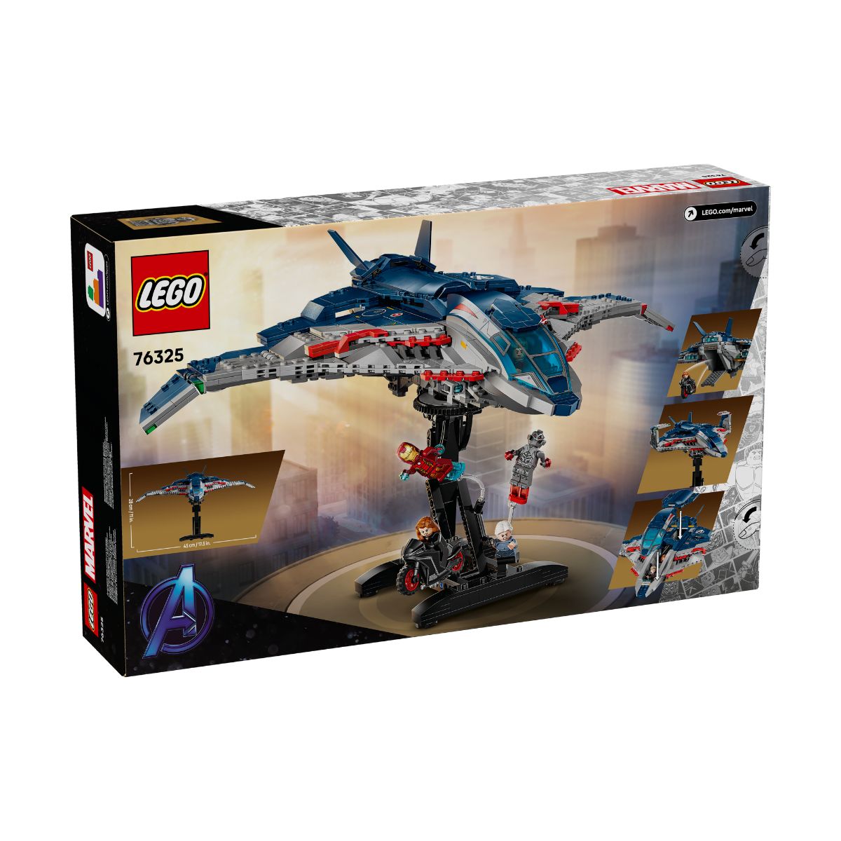 Đồ Chơi Lắp Ráp Avengers: Kỷ Nguyên Của Ultron Quinjet LEGO SUPERHEROES 76325