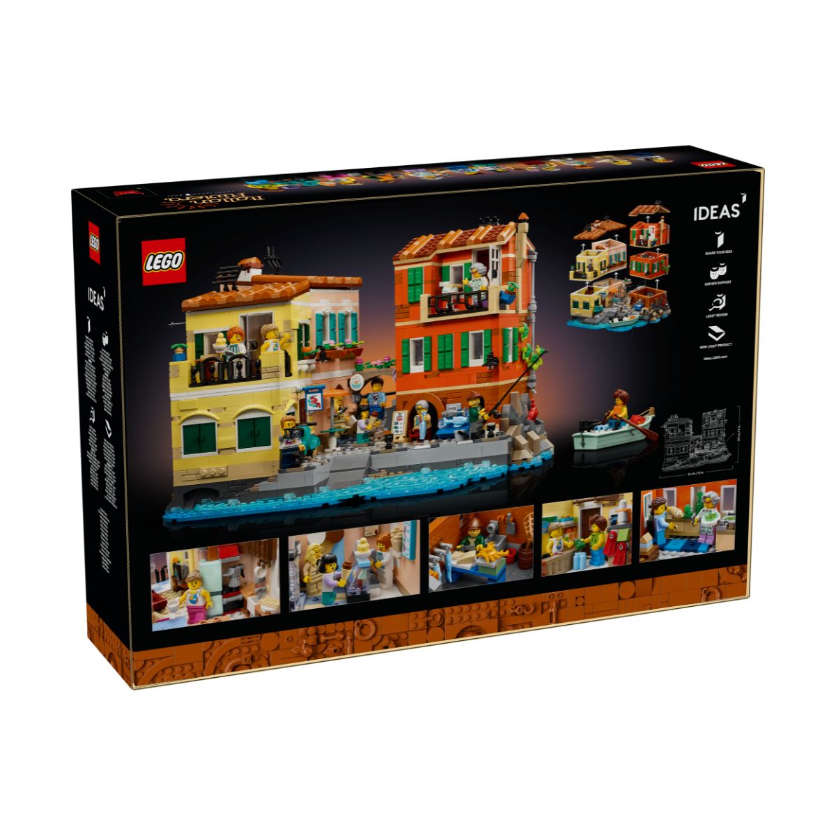 Đồ Chơi Lắp Ráp Bờ Biển Riviera Của Ý LEGO IDEAS 21359