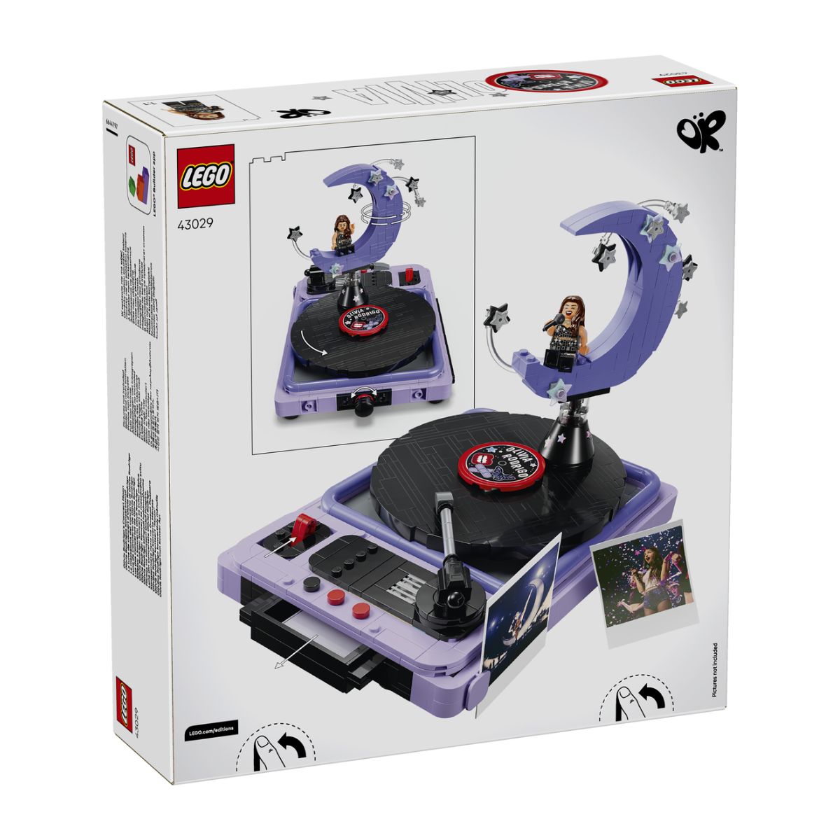 Olivia Rodrigo Crescent Moon Concert Building Set LEGO EDITIONS MUSIC 43029 (670 Pieces)