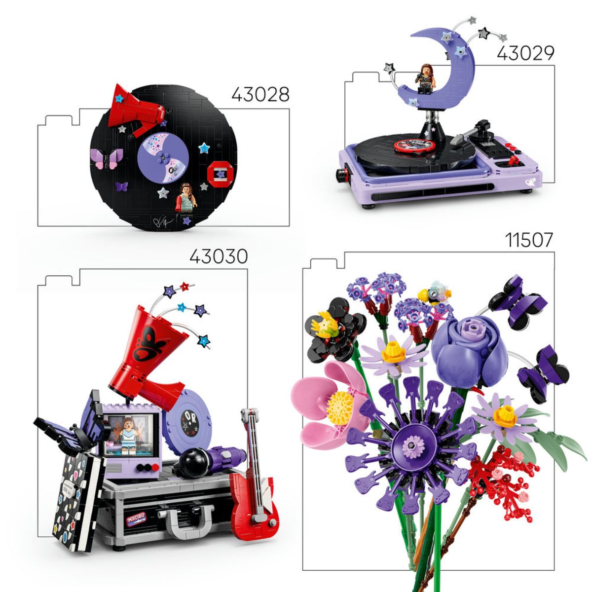 Đồ Chơi Lắp Ráp Cây Đàn Ghi-Ta 2 Trong 1 Của Olivia LEGO EDITIONS MUSIC 43031 (1228 Chi Tiết)