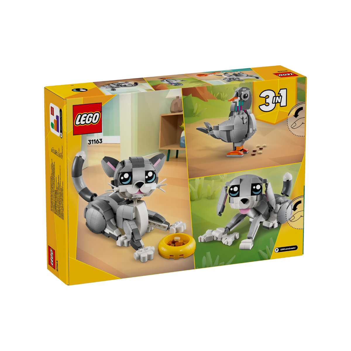 Đồ Chơi Lắp Ráp Chú Mèo Tinh Nghịch LEGO CREATOR 31163