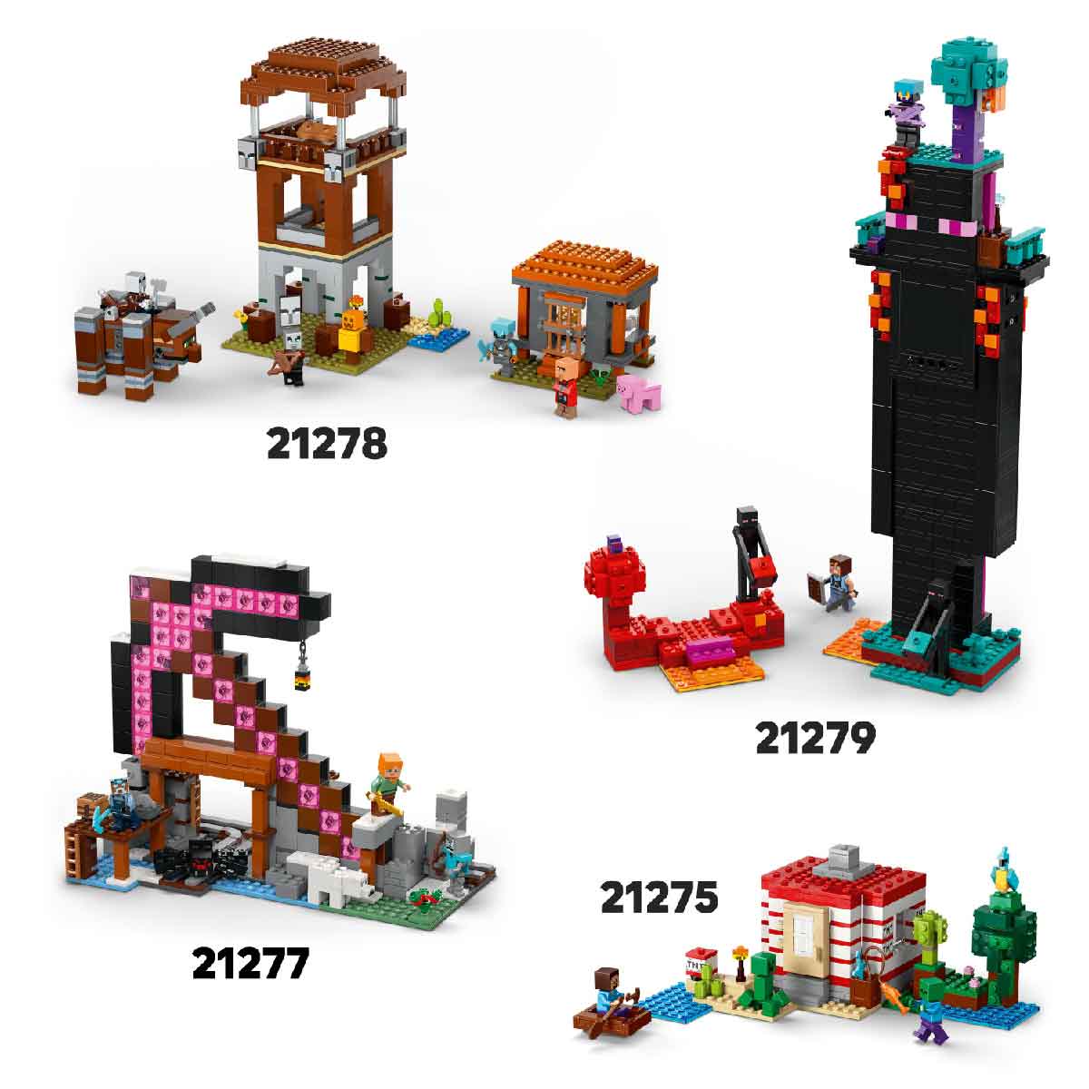 Đồ Chơi Lắp Ráp Cuộc Chạm Trán Warden LEGO MINECRAFT 21274