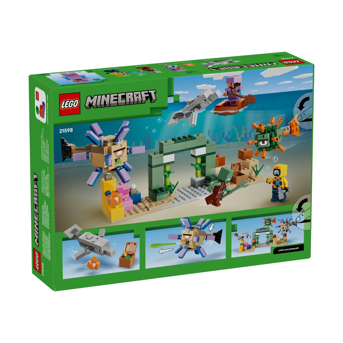 Đồ Chơi Lắp Ráp Cuộc Phiêu Lưu Dưới Đại Dương LEGO MINECRAFT 21598 (310 chi tiết)