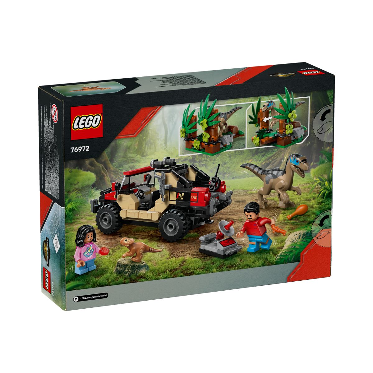 Đồ Chơi Lắp Ráp Cuộc Tẩu Thoát Khỏi Raptor LEGO JURASSIC 76972