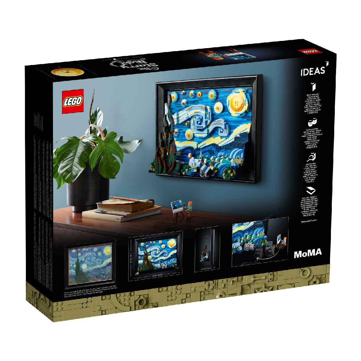 Đồ Chơi Lắp Ráp Đêm Đầy Sao Của Danh Họa Vincent Van Gogh LEGO IDEAS 21333