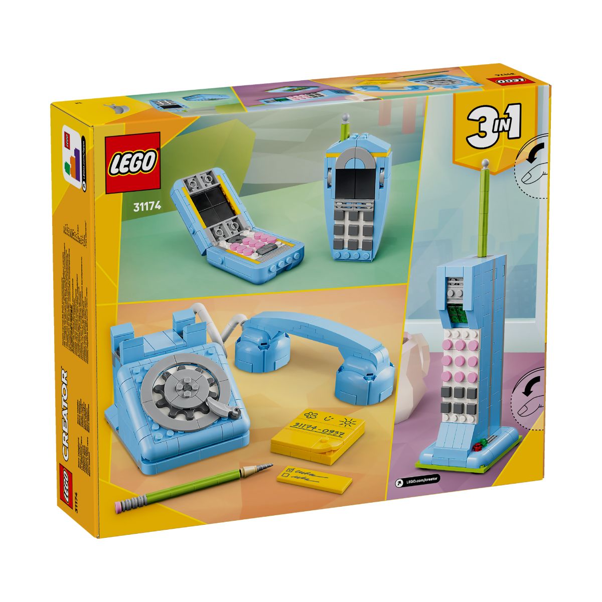 Đồ Chơi Lắp Ráp Điện Thoại Cổ Điển LEGO CREATOR 31174