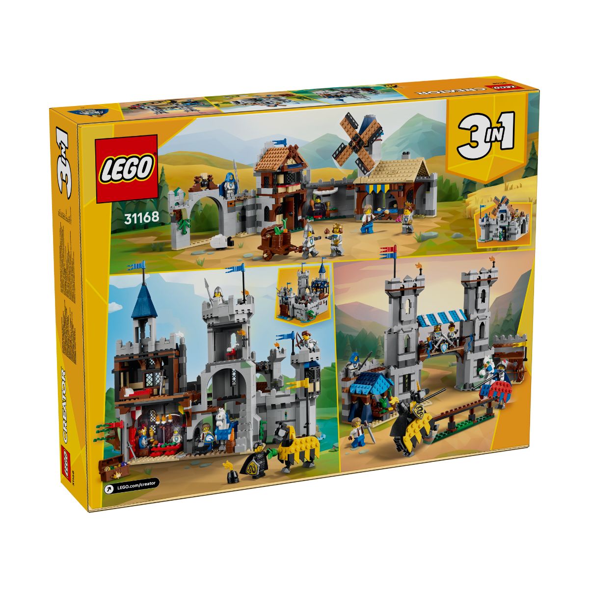 Đồ Chơi Lắp Ráp Lâu Đài Trung Cổ Của Kỵ Sĩ LEGO CREATOR 31168