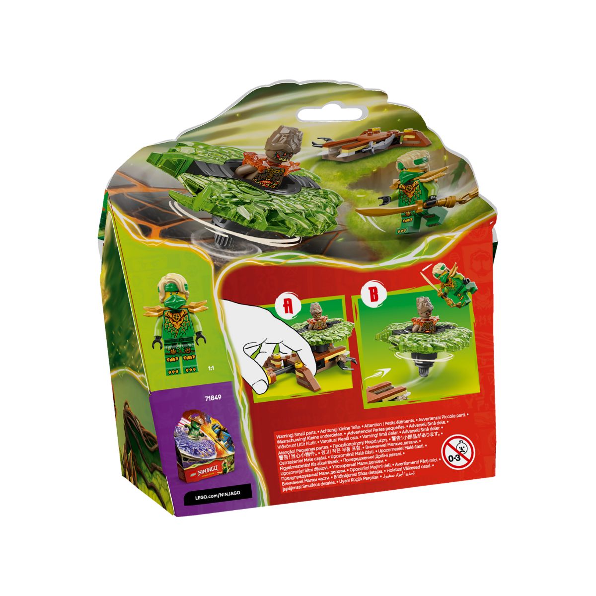 Đồ Chơi Lắp Ráp Lloyd Đối Đầu Quái Vật Đất LEGO NINJAGO 71850